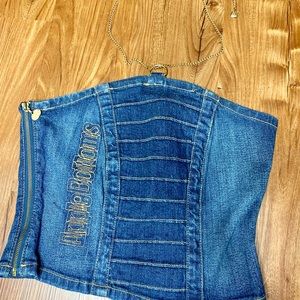 3 peice apple bottoms womens denim set